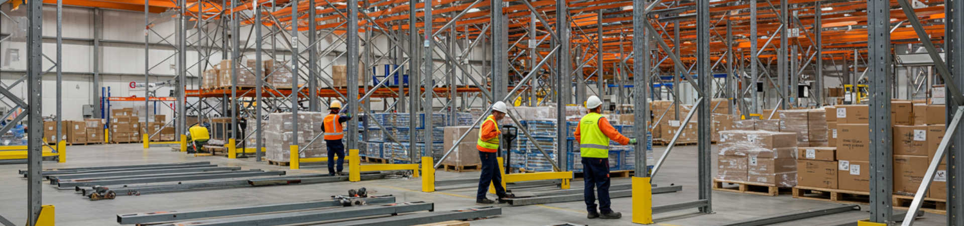 Montagem de Porta Paletes