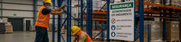 Como Funciona a Desmontagem de Porta-Palletes