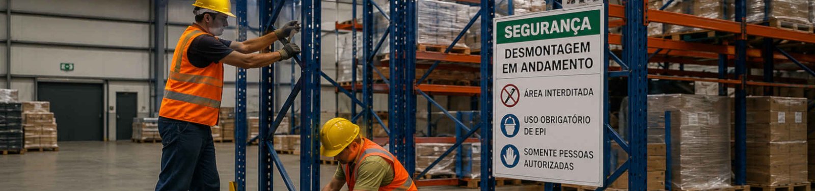 Como Funciona a Desmontagem de Porta-Palletes